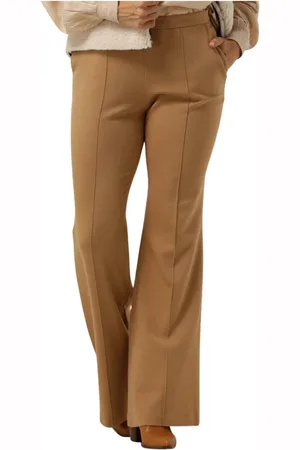 Ruby Tuesday Dames, Broeken, Bruin, Maat: XL