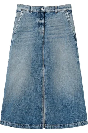 ACTITUDE Dames, Rokken, Blauw, Maat: S Denim