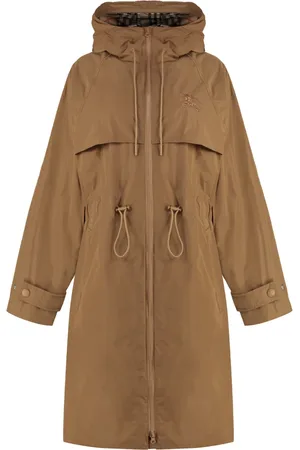 Burberry Dames, Mantels, Bruin, Maat: 2XS Poliester