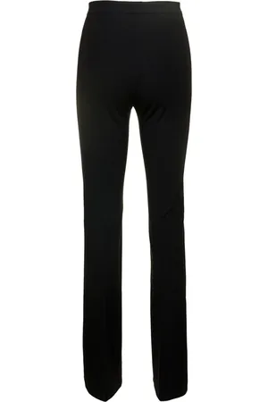 Pinko Dames, Broeken, Zwart, Maat: XS Leer