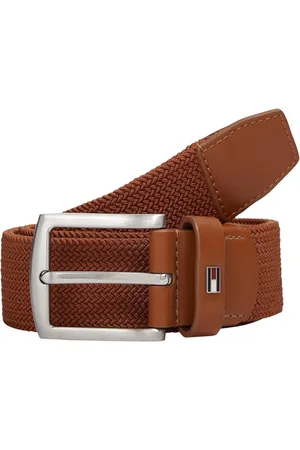 Tommy Hilfiger Heren, Accessoires, Bruin, Maat: 90 CM Poliester
