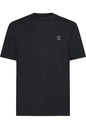Brunello Cucinelli Heren, Tops, Zwart, Maat: 2XL Katoen