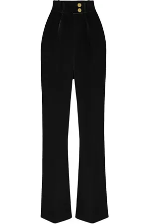 Elisabetta Franchi Dames, Broeken, Zwart, Maat: S