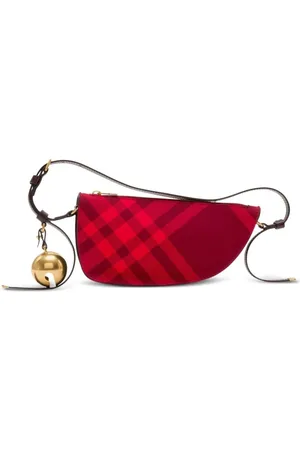 Burberry Dames, Tassen, Rood, Maat: ONE Size Wol