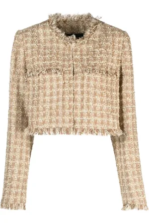 Twin-Set Dames, Jassen, , Maat: XS Tweed