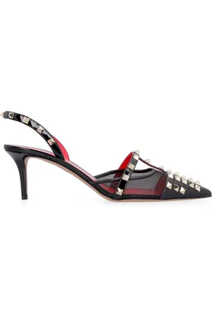 VALENTINO GARAVANI Dames, Schoenen, Zwart, Maat: 37 EU Polyamide