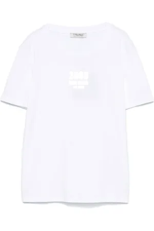 Max Mara Dames, Tops, Wit, Maat: L Katoen