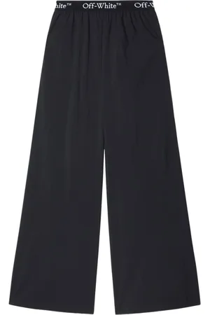 OFF-WHITE Dames, Broeken, Zwart, Maat: 3XS Nylon