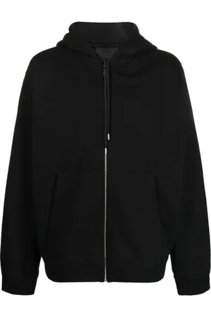 Prada Heren, Sweatshirts & Hoodies, Zwart, Maat: S Nylon