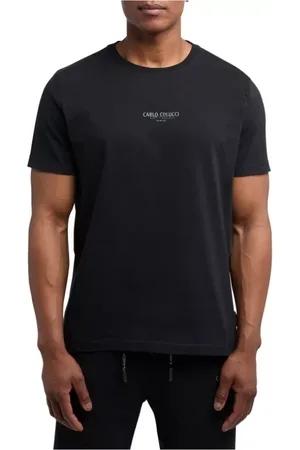 Carlo Colucci Heren, Tops, Zwart, Maat: XL