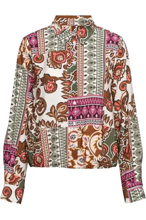 &Co Woman Dames, Blouses & Shirts, Veelkleurig, Maat: 3XL Viscose