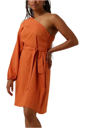 ANOTHER LABEL Dames, Jurken, Oranje, Maat: L