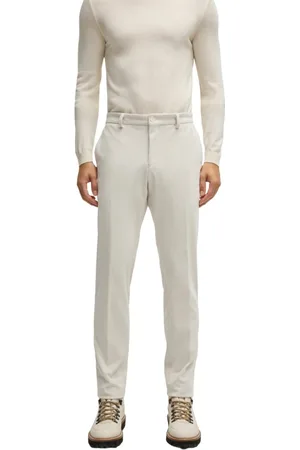 HUGO BOSS Heren, Broeken, Wit, Maat: 3XL Corduroy