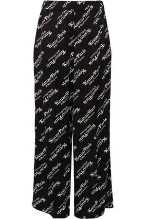 Kenzo Dames, Broeken, Zwart, Maat: XS