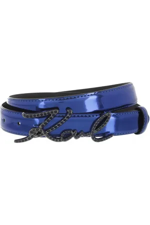 Karl Lagerfeld Dames, Accessoires, Blauw, Maat: M Leer