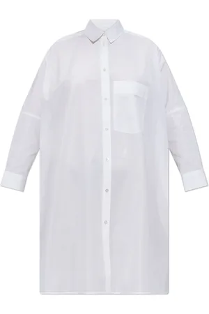 Jil Sander Dames, Blouses & Shirts, Wit, Maat: M Katoen