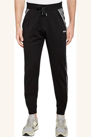 HUGO BOSS Heren, Broeken, Zwart, Maat: M Katoen