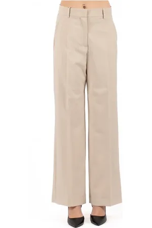 Max Mara Dames, Broeken, , Maat: S Katoen