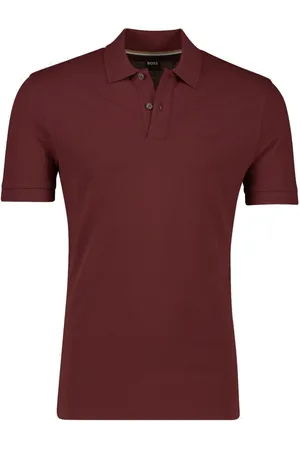 HUGO BOSS Heren, Tops, Rood, Maat: 3XL Katoen