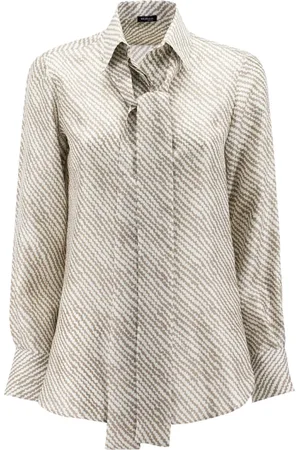 Kiton Dames, Blouses & Shirts, , Maat: S Zijde