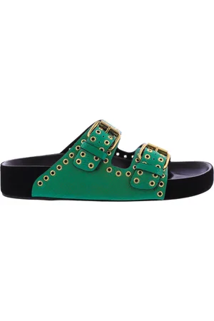 Isabel Marant Dames, Schoenen, Groen, Maat: 38 EU Leer