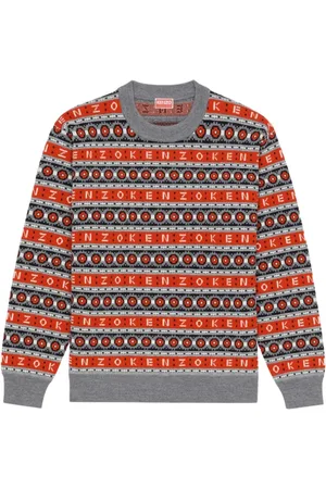 Kenzo Heren, Truien, Rood, Maat: S Wol