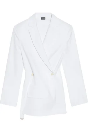 Jacquemus Dames, Jassen, Wit, Maat: M Wol