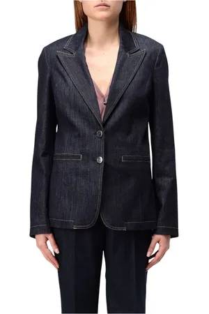 Liu Jo Dames, Jassen, Blauw, Maat: 2XS Denim