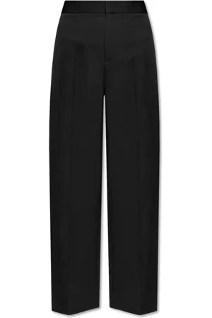 J.W.Anderson Dames, Broeken, Zwart, Maat: XS Wol