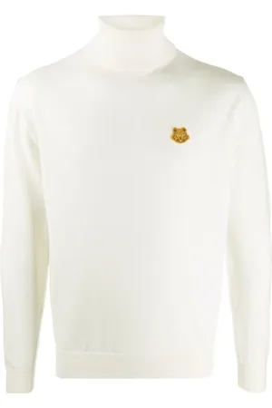 Kenzo Heren, Truien, Wit, Maat: M Wol
