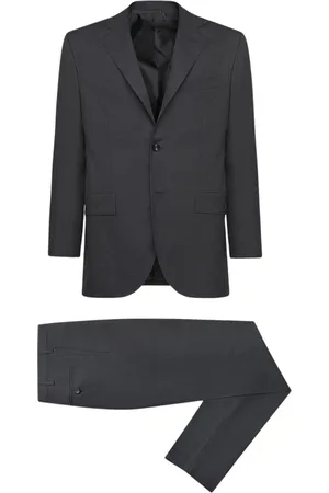 Kiton Heren, Pakken, Grijs, Maat: S Wol