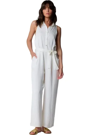 Kocca Dames, Jumpsuits & Playsuits, Wit, Maat: M Linnen