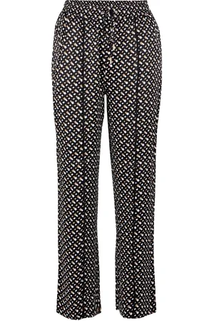 HUGO BOSS Dames, Broeken, Zwart, Maat: M Viscose