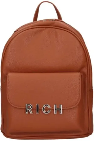 John Richmond Dames, Tassen, Bruin, Maat: ONE Size Leer