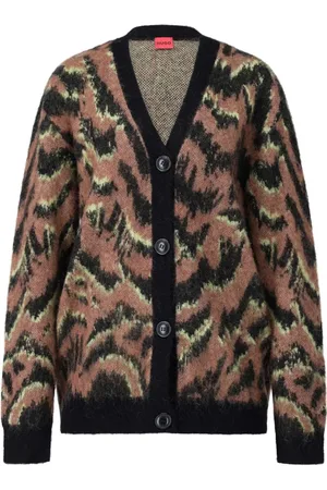 HUGO BOSS Dames, Truien, Bruin, Maat: L Wol