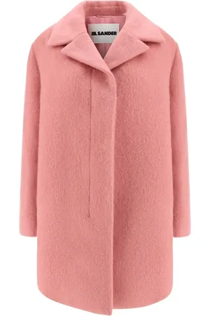 Jil Sander Dames, Mantels, Roze, Maat: XL Wol