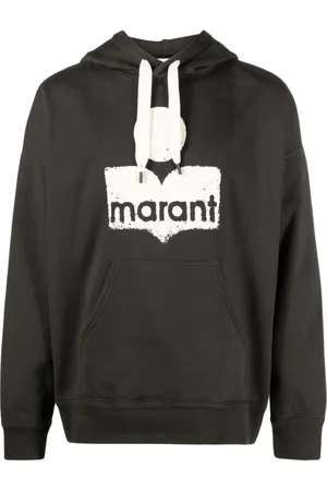 Isabel Marant Heren, Sweatshirts & Hoodies, Zwart, Maat: M Katoen