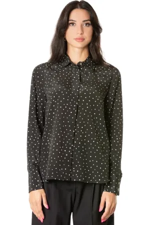 Max Mara Dames, Blouses & Shirts, Zwart, Maat: M Zijde