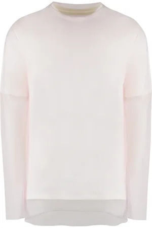Jil Sander Heren, Sweatshirts & Hoodies, Wit, Maat: M Katoen