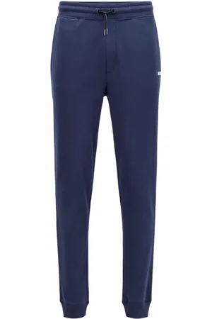 HUGO BOSS Heren, Broeken, Blauw, Maat: XL Katoen