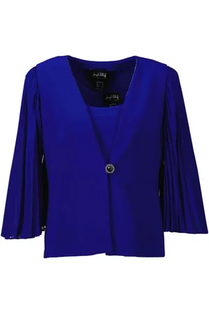 Joseph Ribkoff Dames, Blouses & Shirts, Blauw, Maat: 2XL Spandex