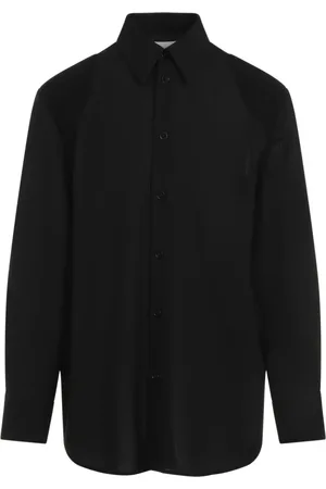 Jil Sander Heren, Overhemden, Zwart, Maat: M Wol