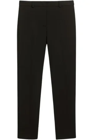 Max Mara Dames, Broeken, Zwart, Maat: XL Viscose