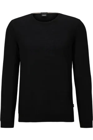 HUGO BOSS Heren, Truien, Zwart, Maat: XL Wol