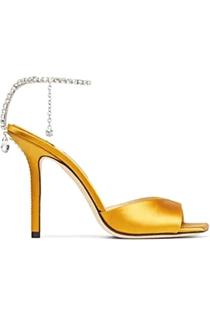 Jimmy Choo Dames, Schoenen, Geel, Maat: 39 EU Leer