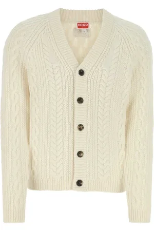 Kenzo Heren, Truien, Wit, Maat: XL Wol