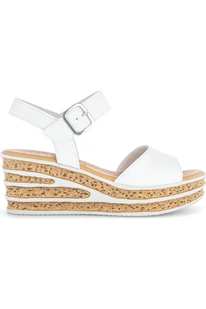Gabor Dames, Schoenen, Wit, Maat: 40 1/2 EU Leer