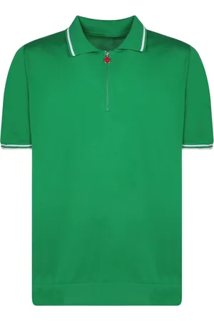 Kiton Heren, Tops, Groen, Maat: L Katoen