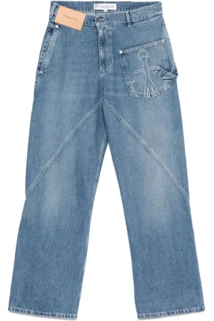 J.W.Anderson Heren, Jeans, Blauw, Maat: W34 Katoen