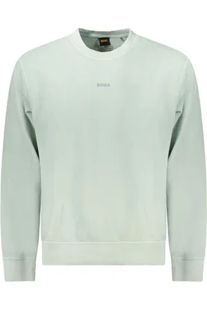 HUGO BOSS Heren, Sweatshirts & Hoodies, Groen, Maat: M Katoen